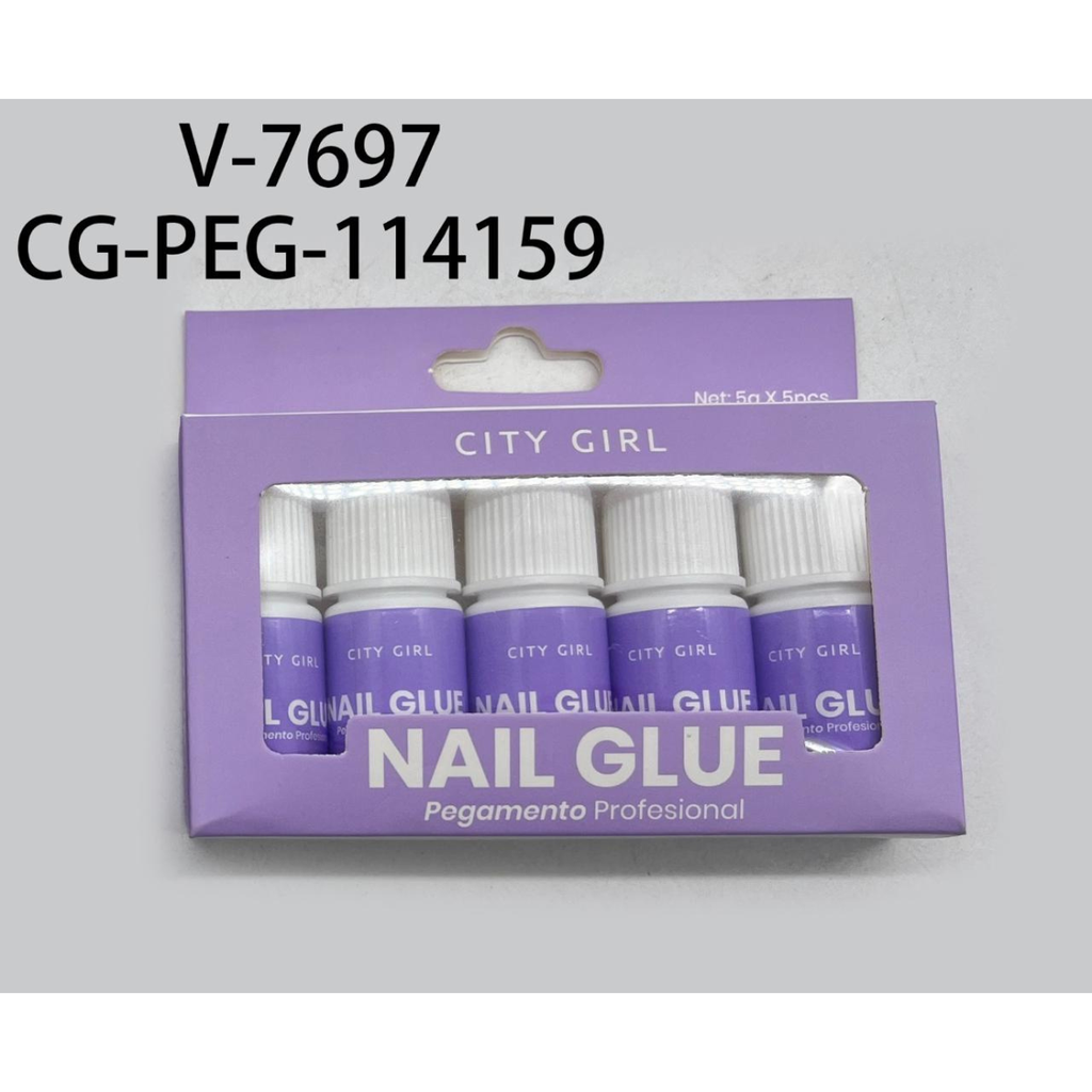 set de pegamento profesional para uñas 5pcs