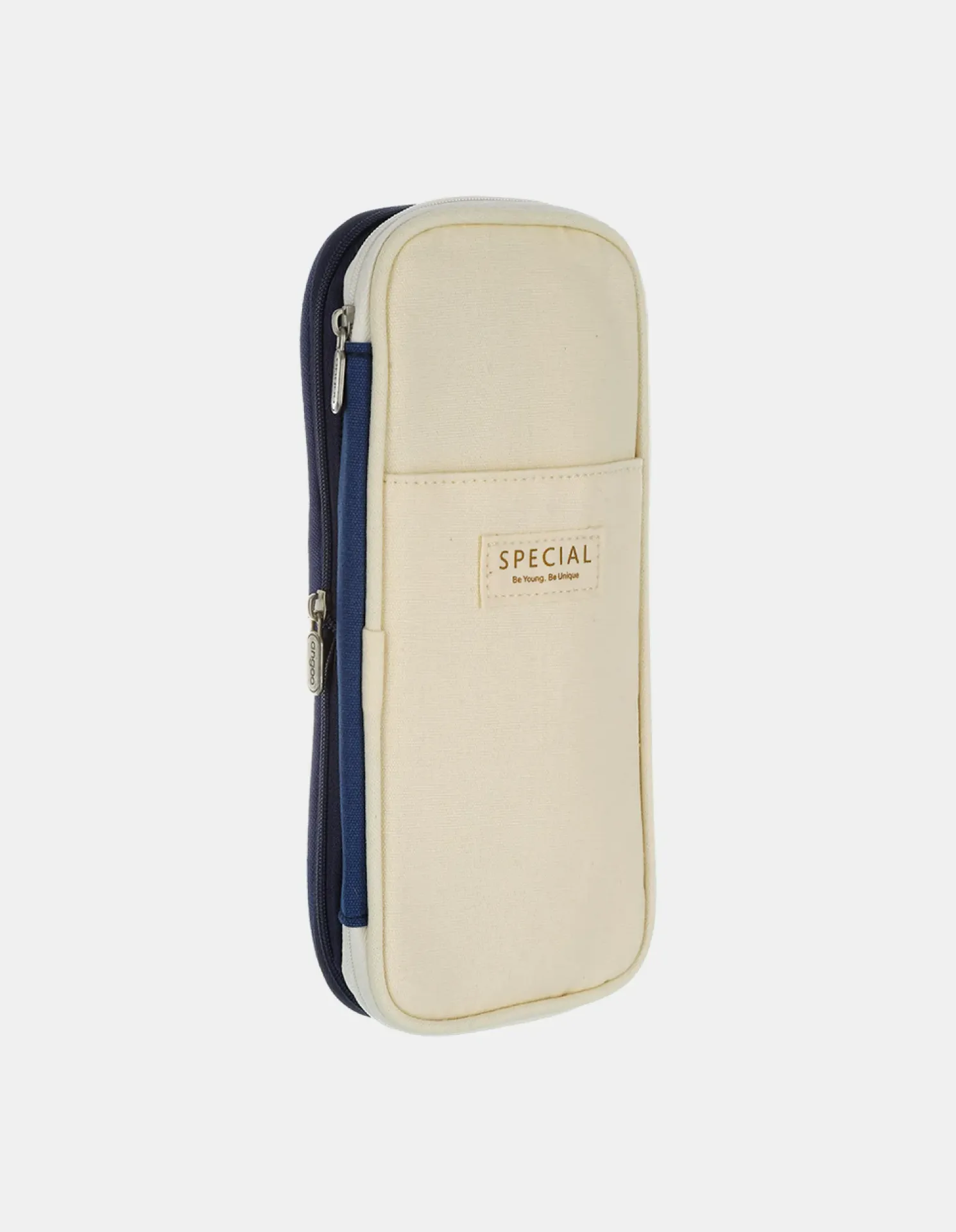 cartucheras de lona doble cierre