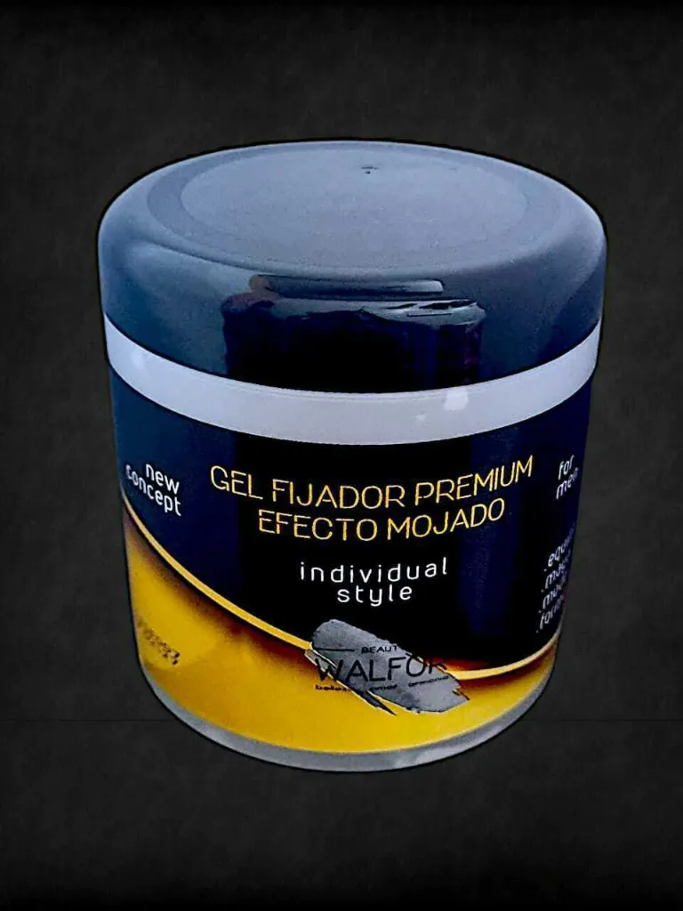 Gel fijador premium efecto mojado 450 ml BEAUTY WALFOR