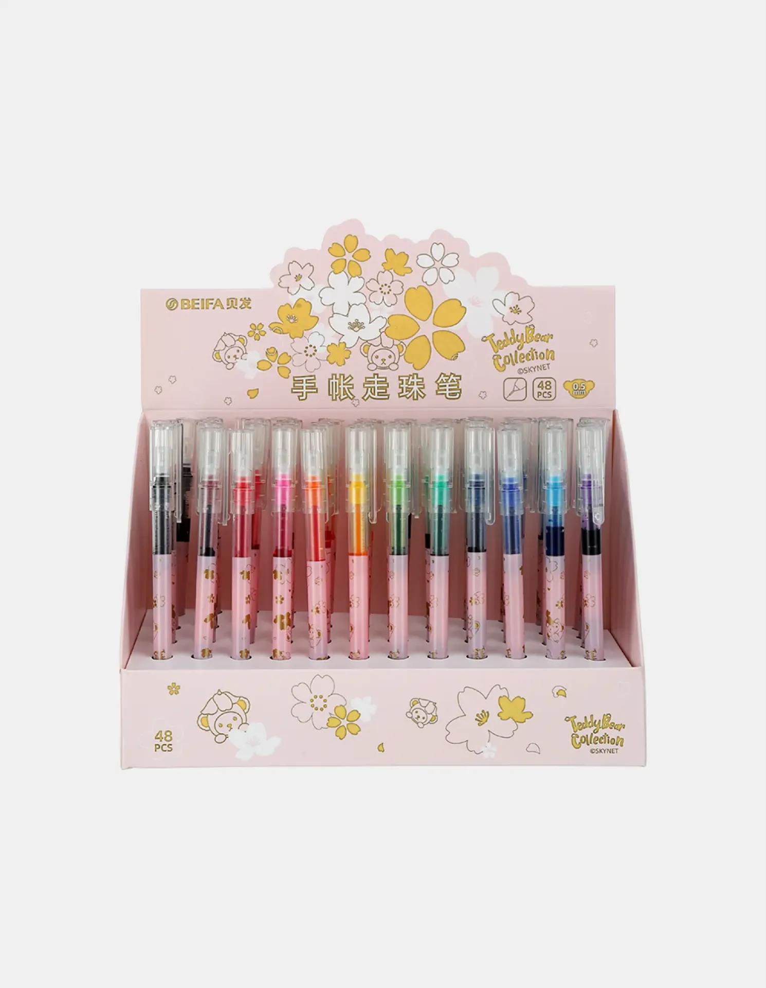 set X48 lapiceras de colores punta fina