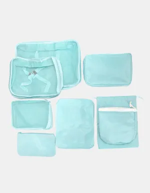 set x8 organizadores de viaje