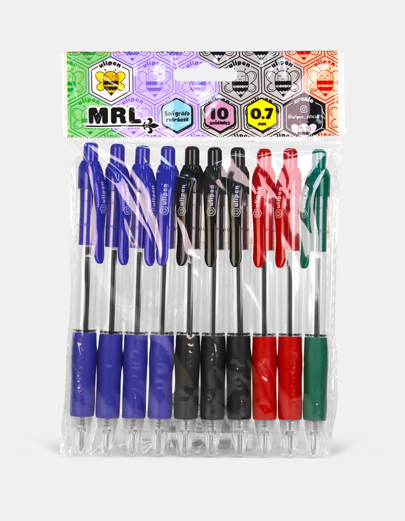 boligrafo set x9
