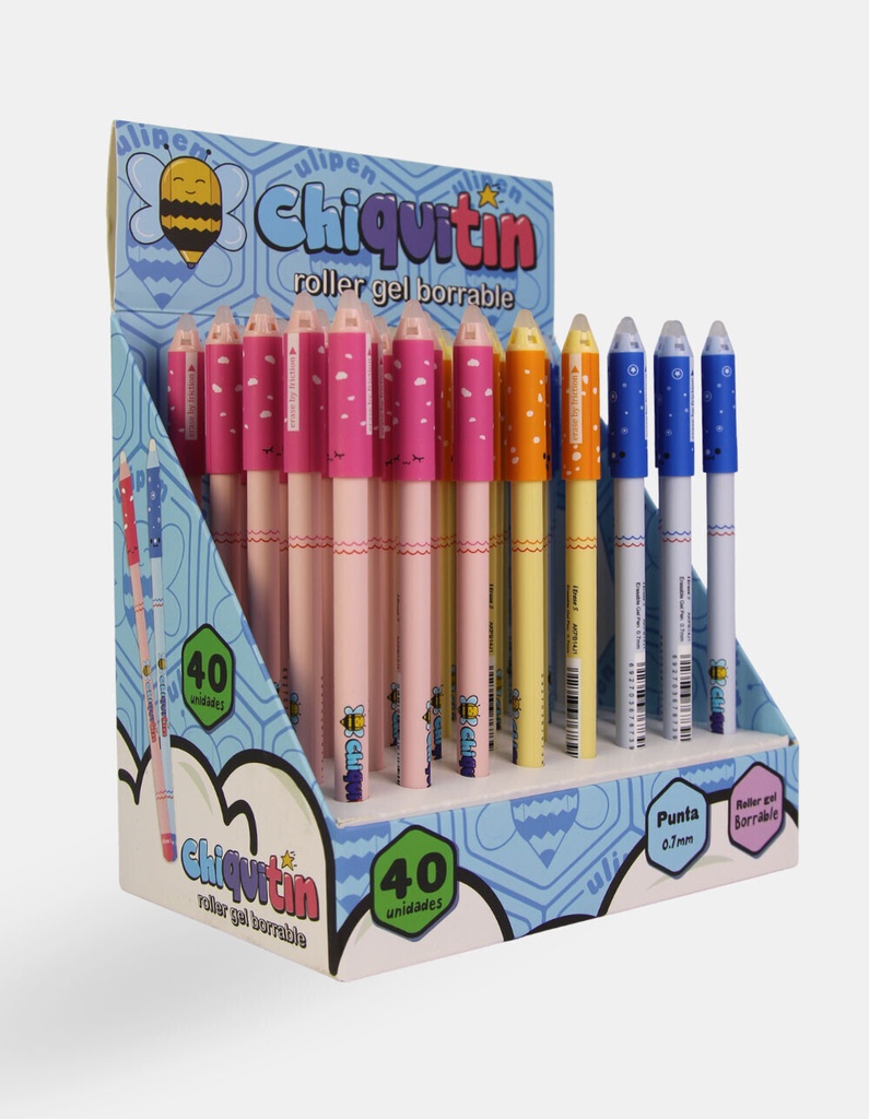 boligrafo borrable ___ PACK X40