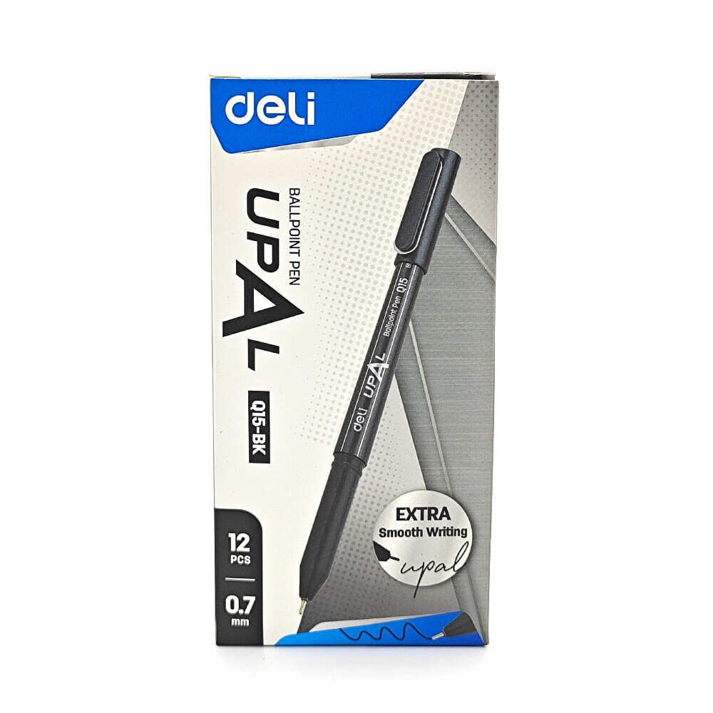 boligrafo en gel negro set x12