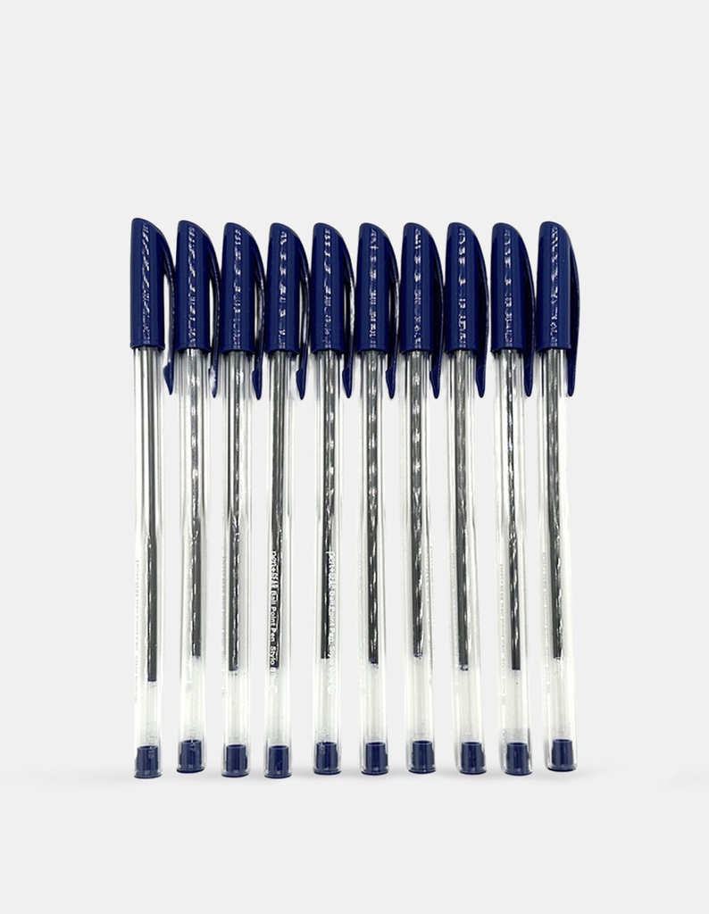 boligrafo azul set x10