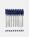 boligrafo azul set x10