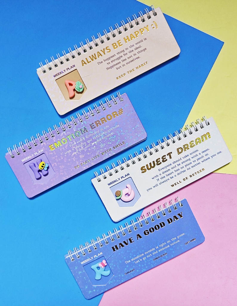 anotador planificador letra