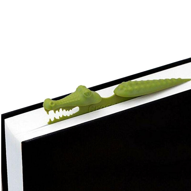 señalador de libro cocodrilo