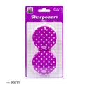 sacapuntas 6cm con lunares pcs*2