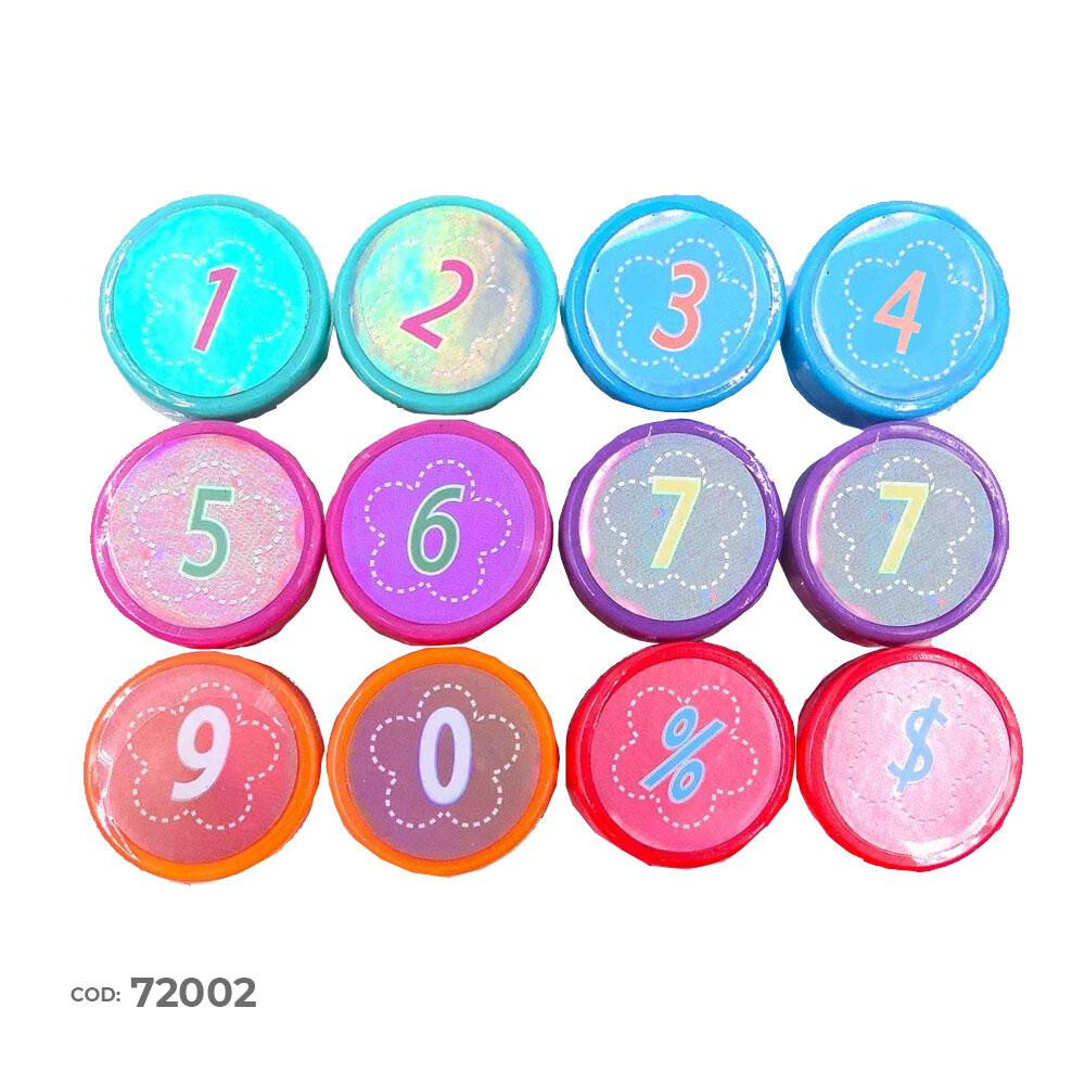 [PP-72002] sello numericos___Pack X12