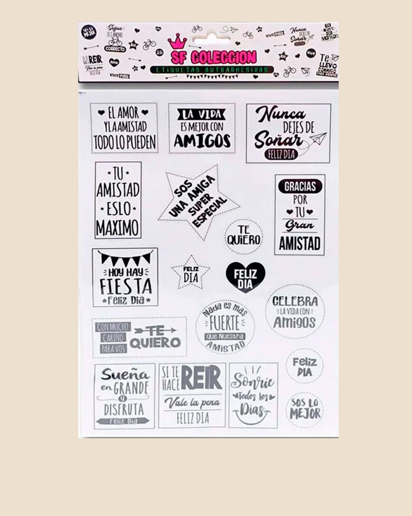 [PP-68001] sticker con frases para el amigo