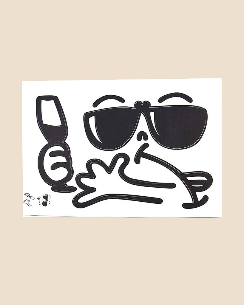 [PP-ED40009] sticker de vinilo para heladera