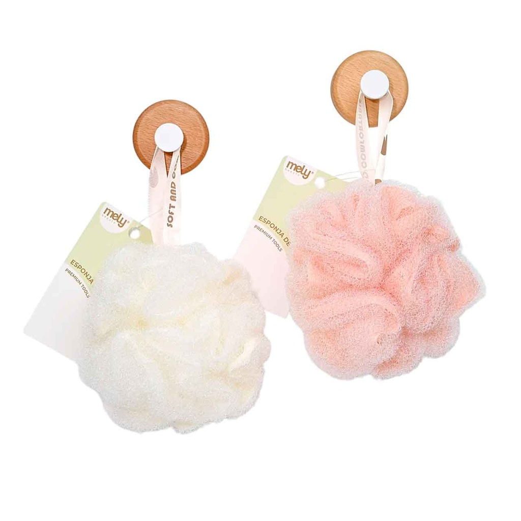 esponja exfoliante de baño