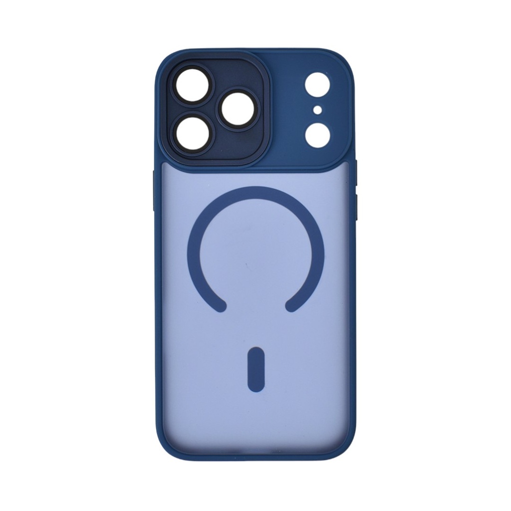 [PM-NFD2-I17PM-AZ] funda de silicona iphone 17 pro max novera azul