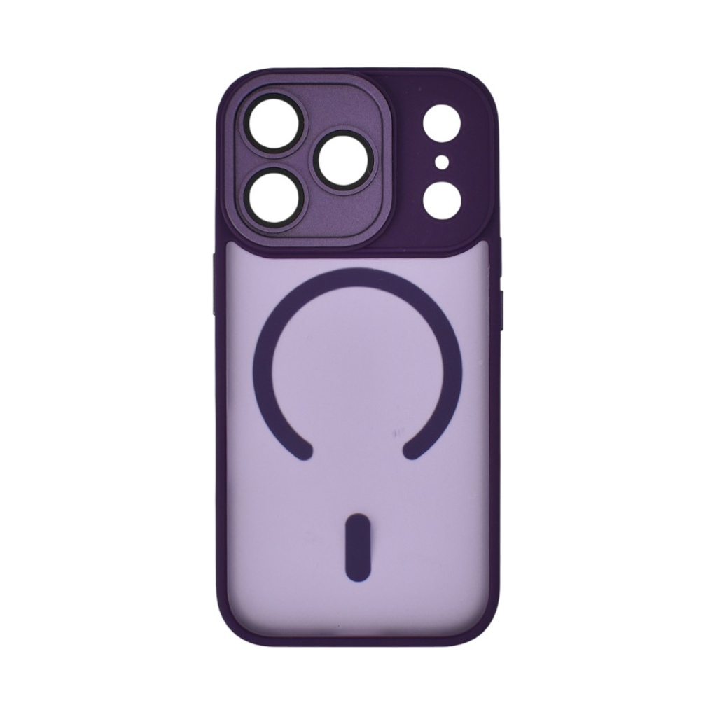 [PM-NFD2-I17P-VT] funda de silicona iphone 17 pro novera violeta