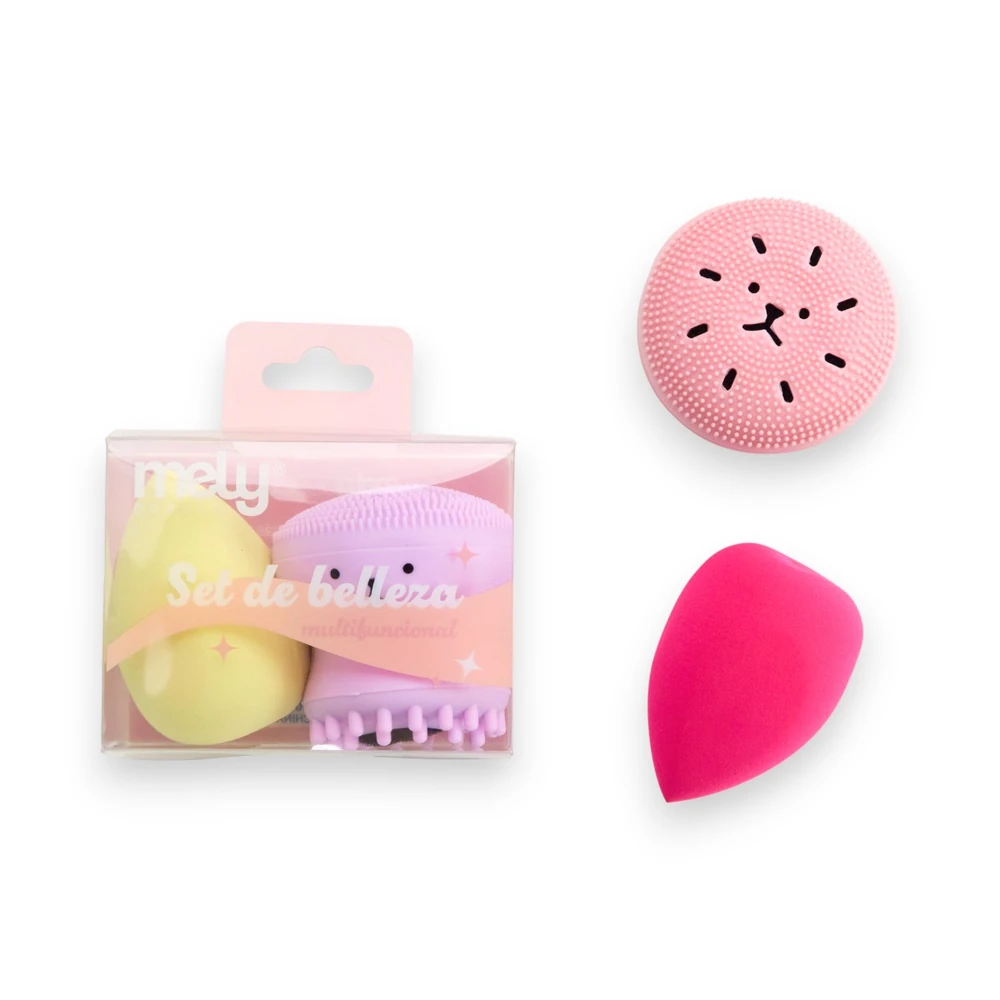 SET DE ESPONJA Y PULPITO FACIAL LIMPIADOR
