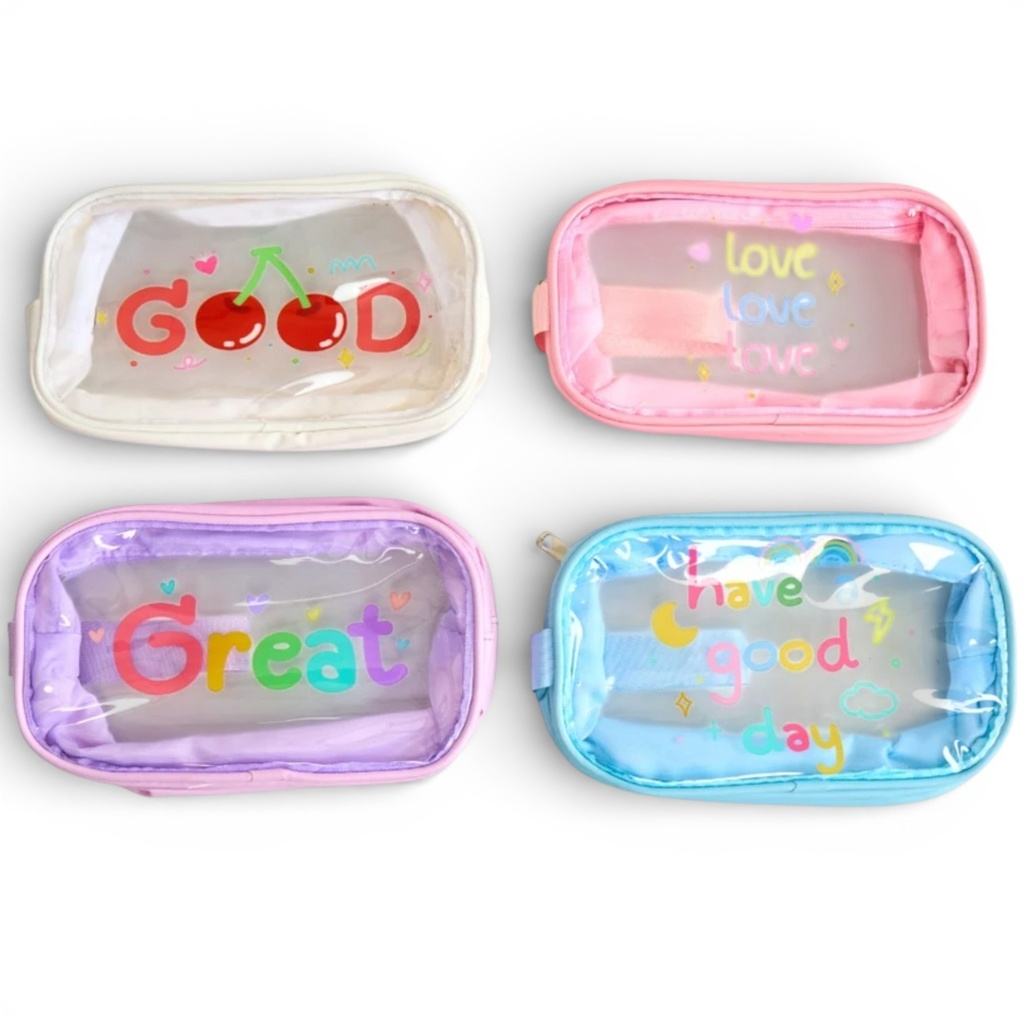 PORTA COSMÉTICOS CON FRASES