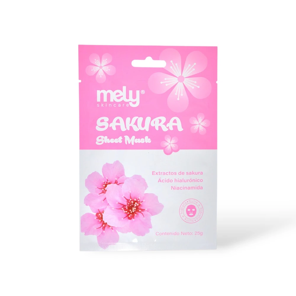 MASCARILLA FACIAL EXTRACTO DE SAKURA MELY