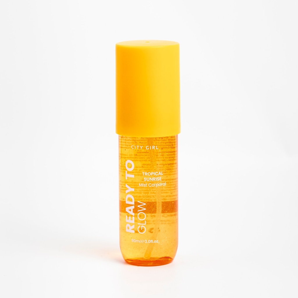 mist corporal con glitter tropical sunrise 90ml