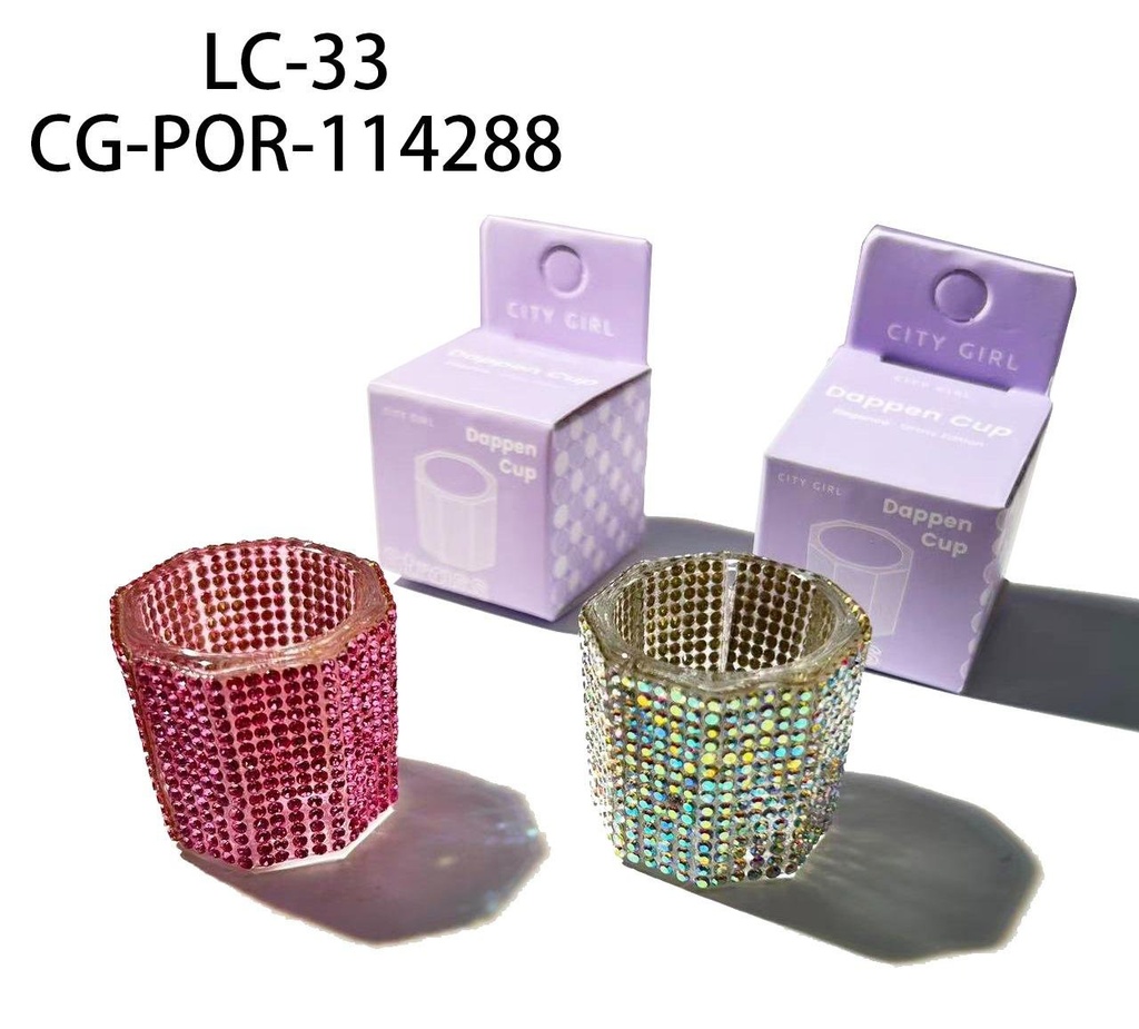 [PG-LC-33] vasito dappen con strass
