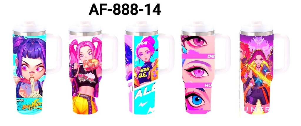 [PY-AF-888] QUERCHER C/MANIJA Y BOMBILLA GUERRERAS KPOP