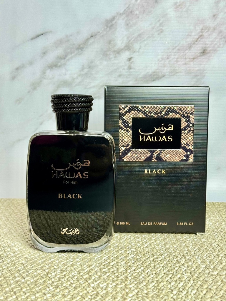 [PY-72737-5] PERFUME HAWAS BLACK 100ML.