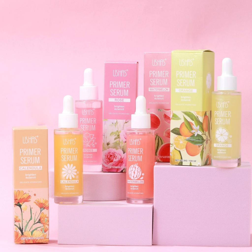 [PY-HA461] PRIMER SERUM ROSE HIDRATANTE USHAS