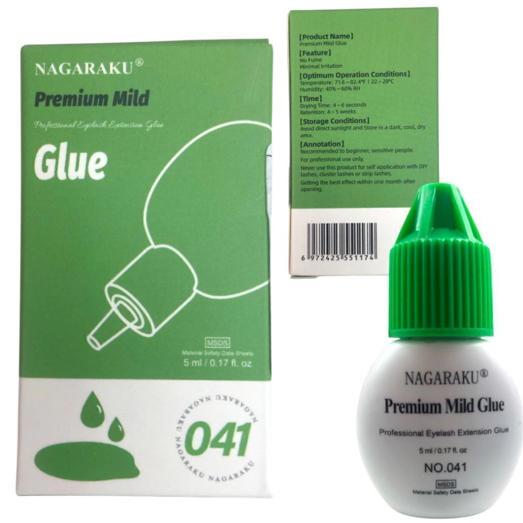 Pegamento Nagaraku 5 Ml Para Extension De Pestañas Strong Color Negro