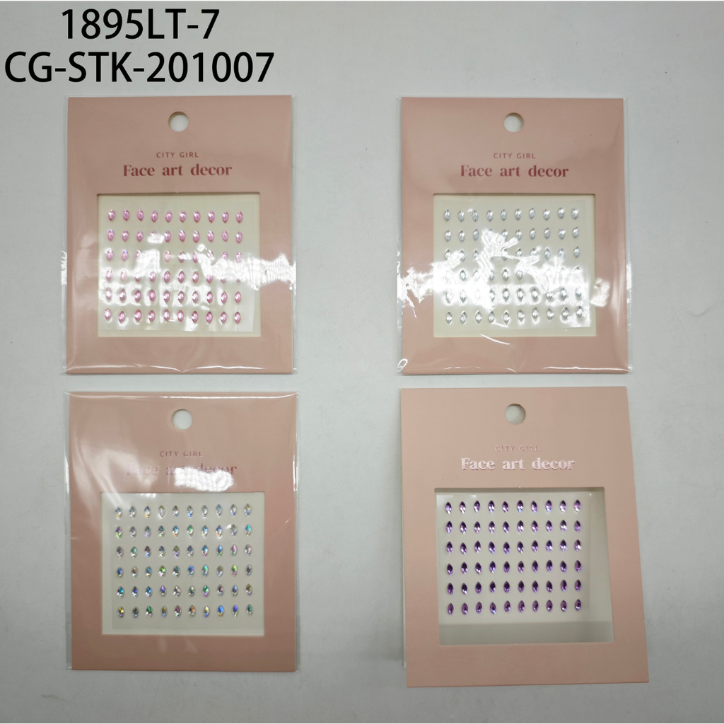 [PG-1895LT-7-X6] sticker para rostro (Pack X6)
