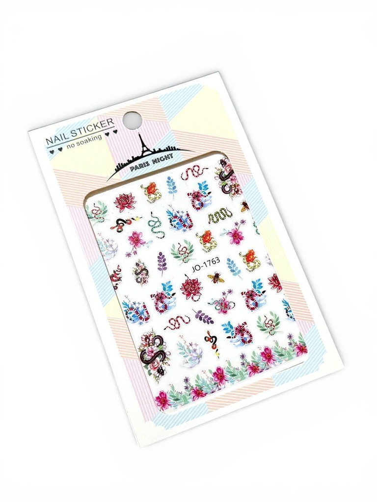 [PL-638S90] Stickers para las uñas SURTIDO PARIS NIGHT___Pack X12