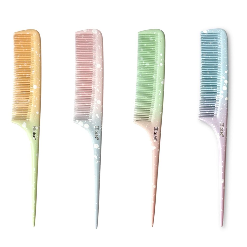 [PL-018416] Peine punta fina DEGRADE SURTIDO ELOISE ___Pack X6