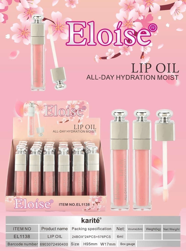 [PL-490400] Lip oil ALL-DAY HYDRATION MOIST ELOISE