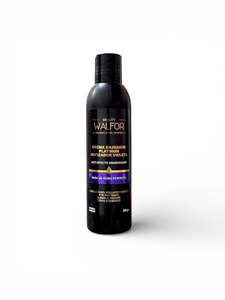 [PL-440232] Crema de enguaje PLATINUM MATIZADOR VIOLETA 200grs. BEAUTY WALFOR