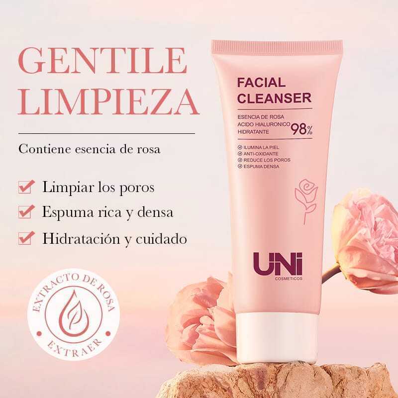 [PL-827420] LIMPIADOR FACIAL ROSA UNI 100 ML
