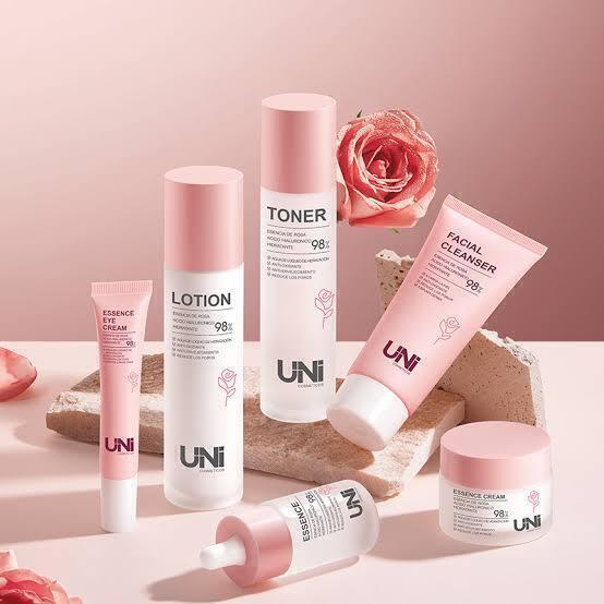 [PL-827680] KIT FACIAL ROSAS UNI X 6 PCS