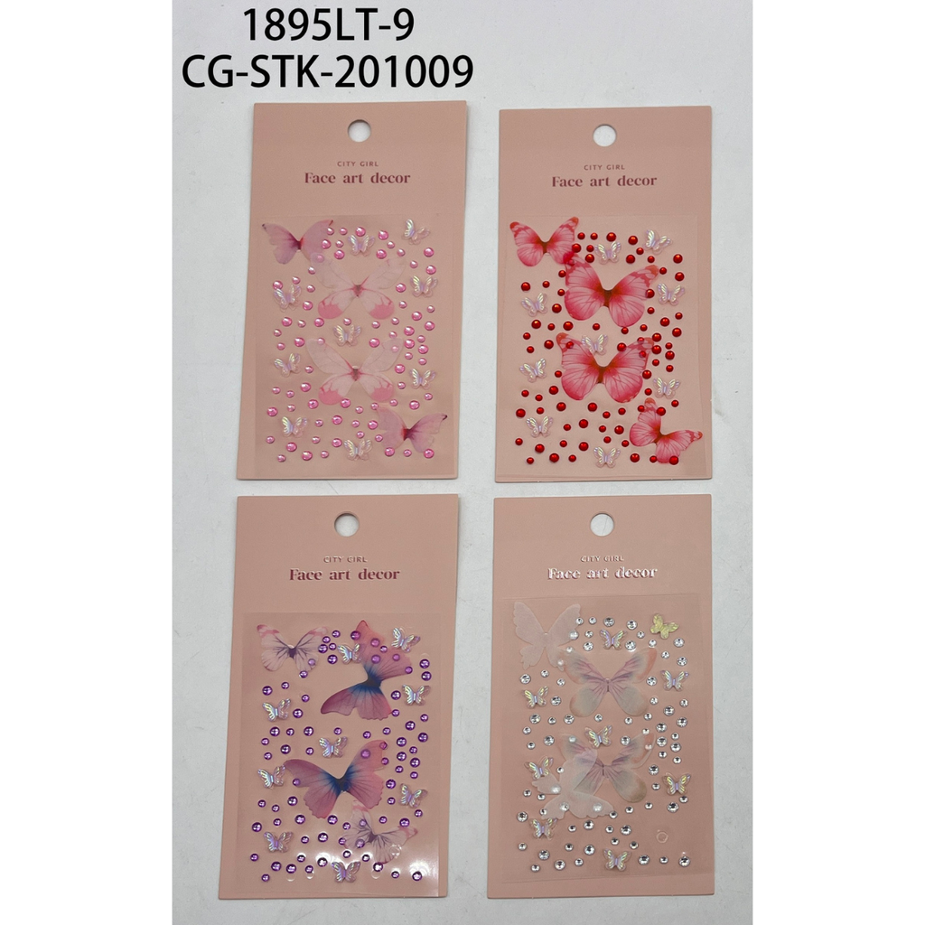 [PG-1895LT-9-X3] plancha stickers para rostro (Pack X3)