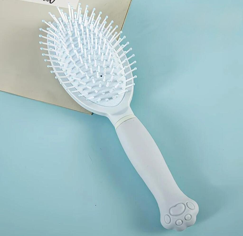 [PL-YLTS006] Cepillo para el pelo ovalado MANGO PATITA DE GATO