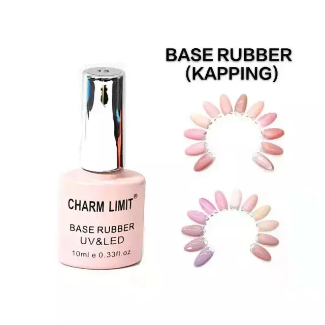 [PT-703034] esmaltes base rubber kapping Charm Limit 10ml ___ CAJA X12