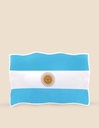 STICKER BANDERA ARGENTINA 24,7*33,5 ___Pack X6