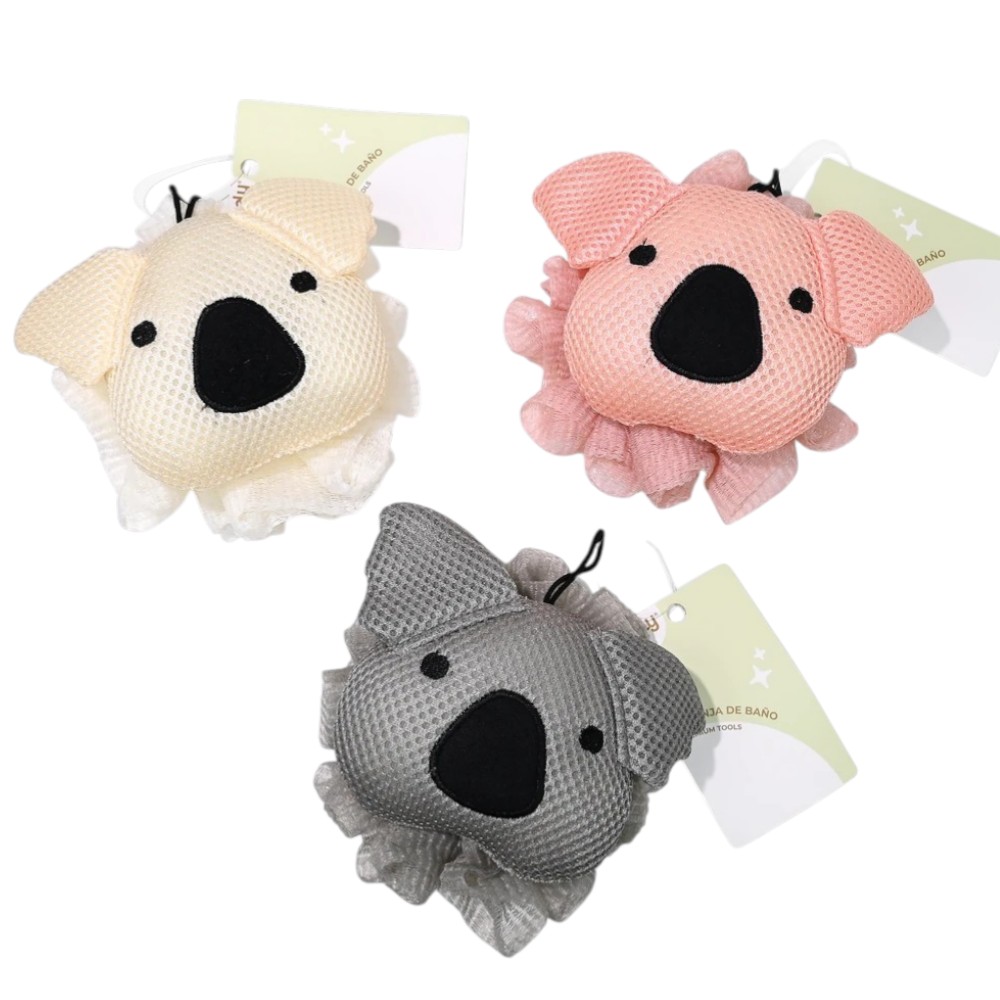 [PM-MYB3-0049] esponja de baño forma de koala