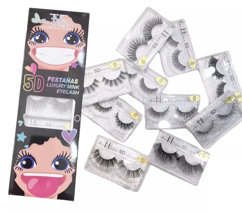 [PT-5DLM] pestañas postizas 5D luxury mink