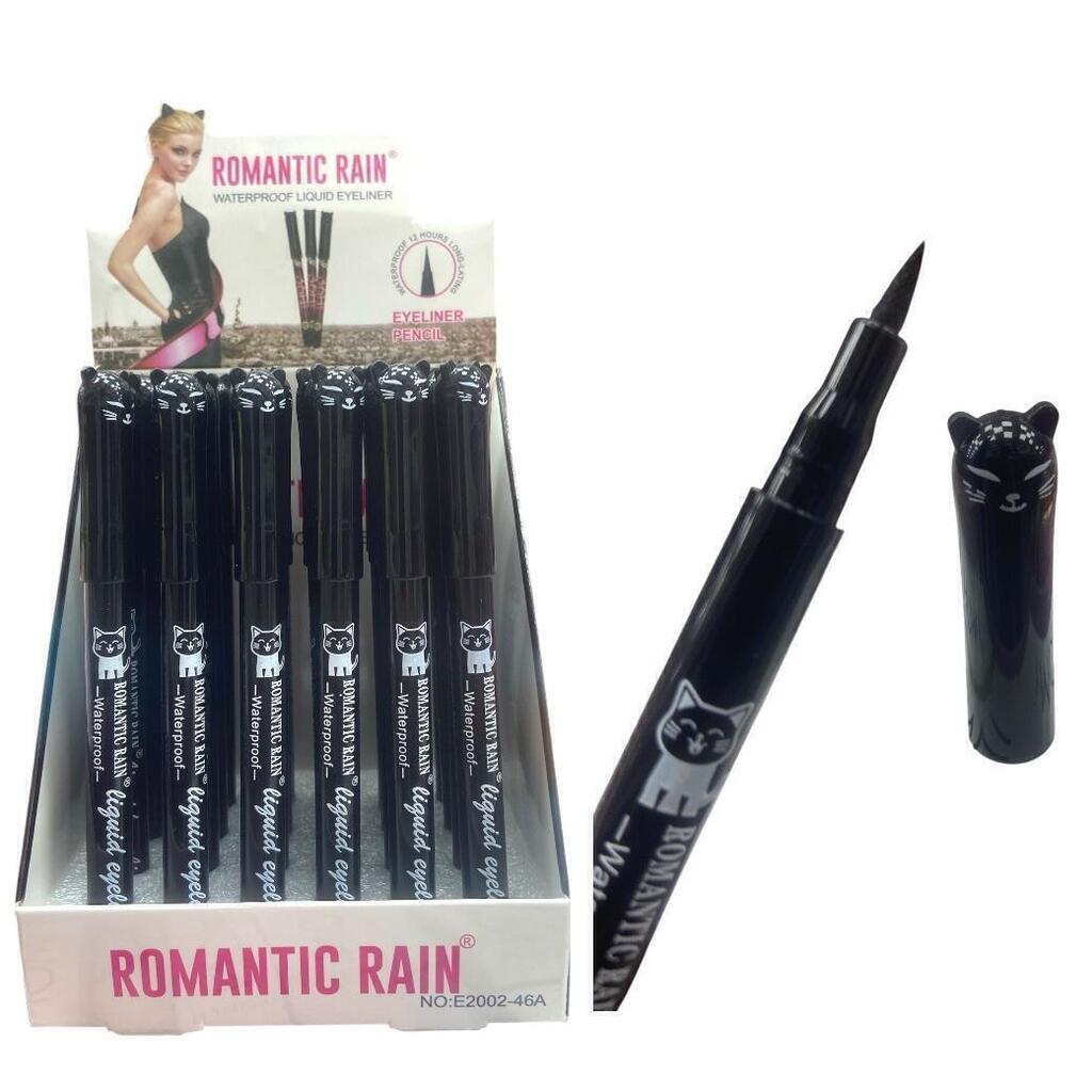 delineador de ojos gato romantic ___ PACK X6