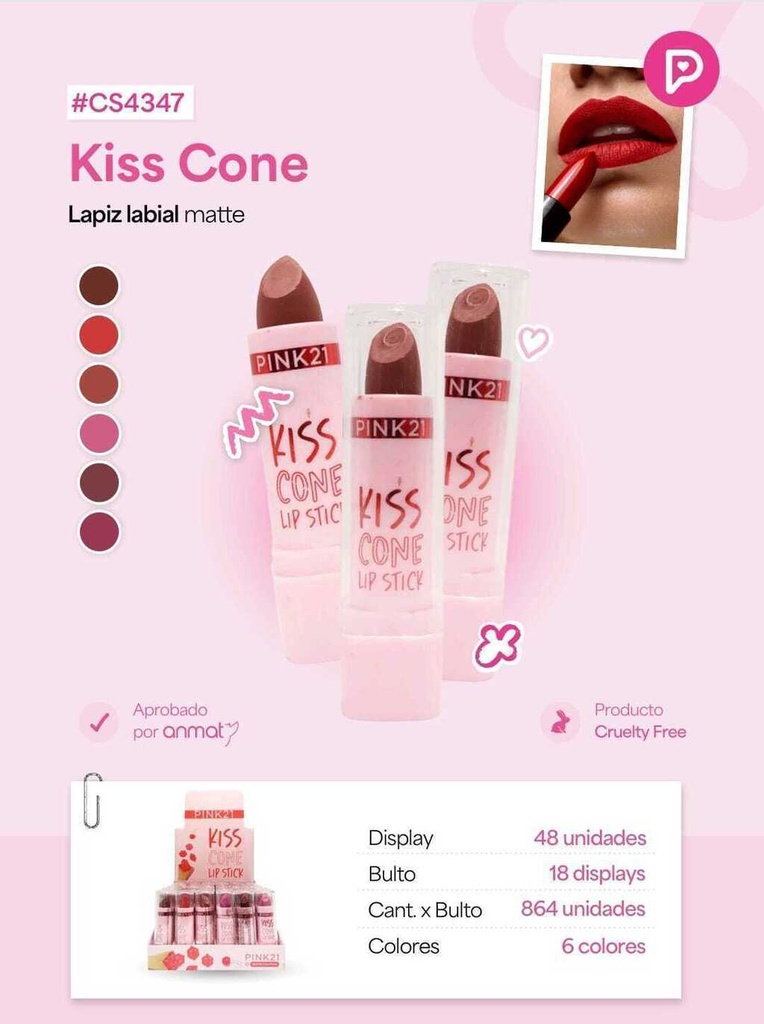 [PT-CS4347] lapiz labial