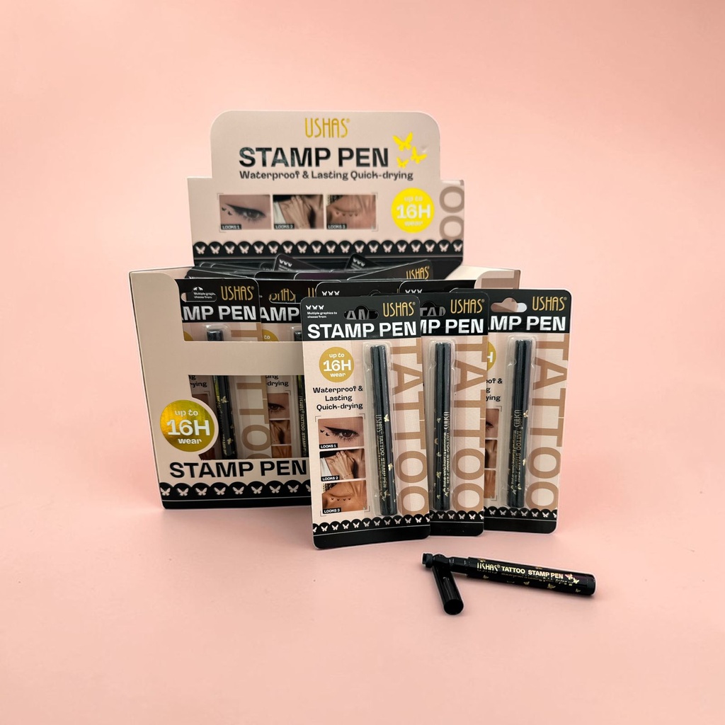 [PY-UPE005-2] LAPIZ TATTOO MARIPOSA USHAS___Pack X6