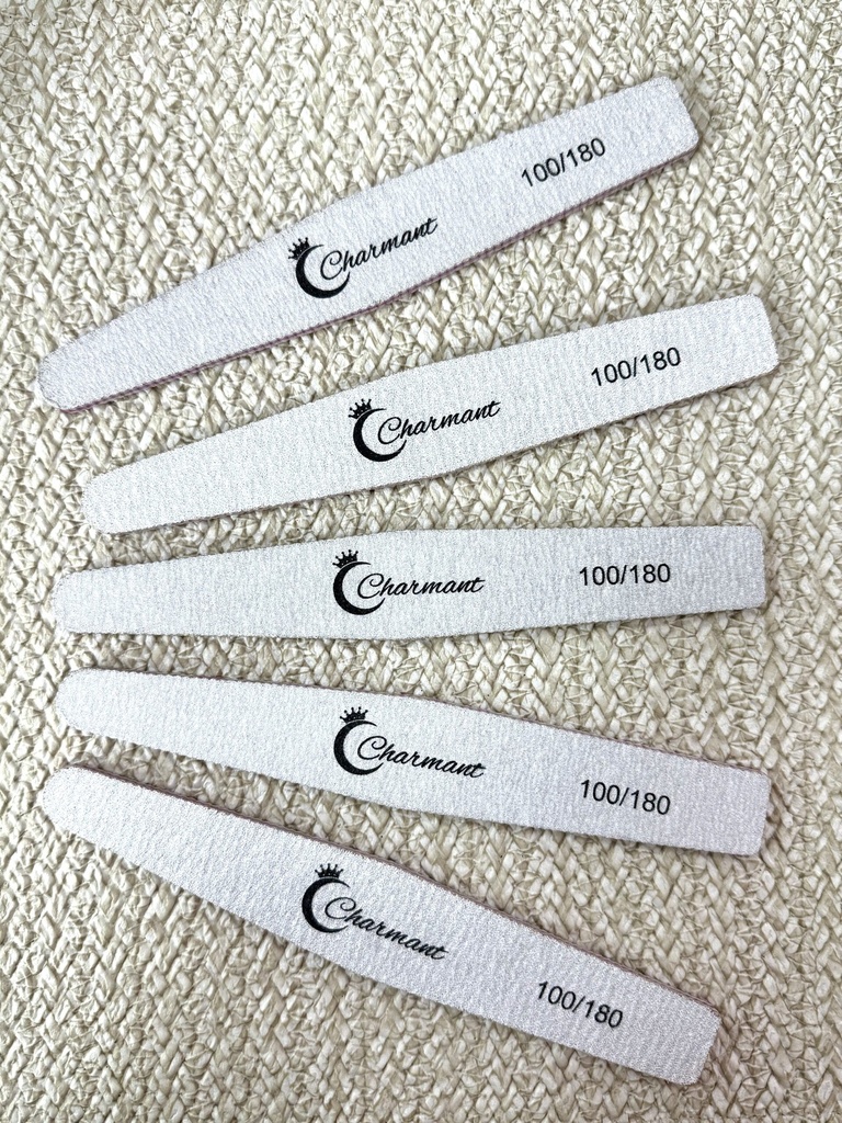 [PY-C-15] LIMA UÑAS CHARMANT 100/180 X25PCS.