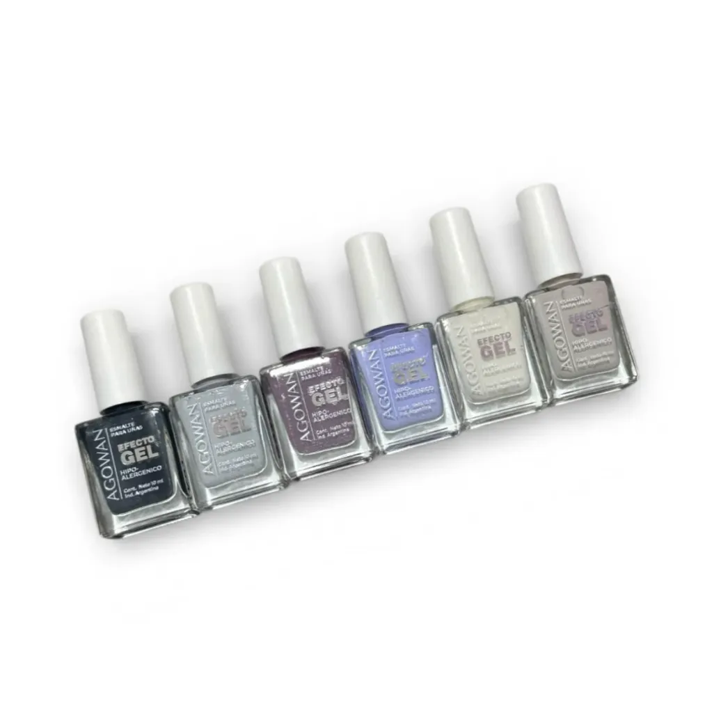 [PL-10-AGO] Esmalte de uñas EFECTO GEL 10ml AGOWAN
