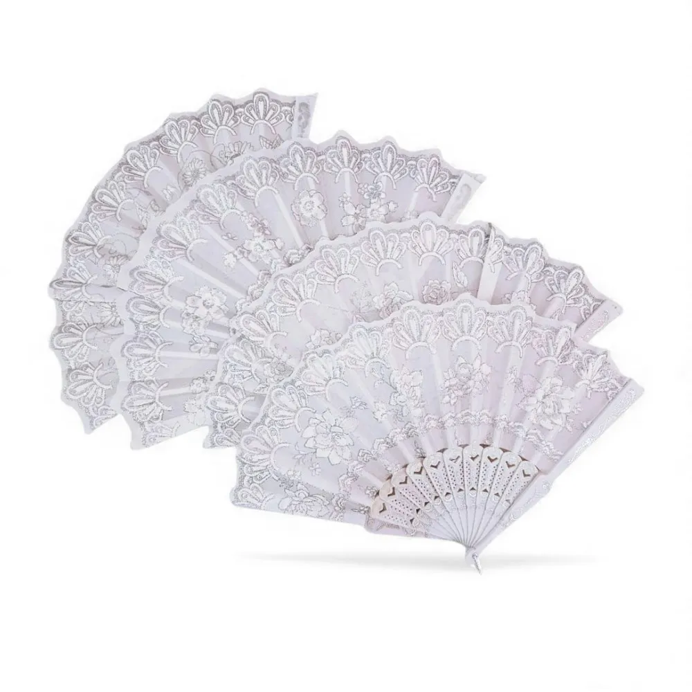 abanicos estampados con brillos