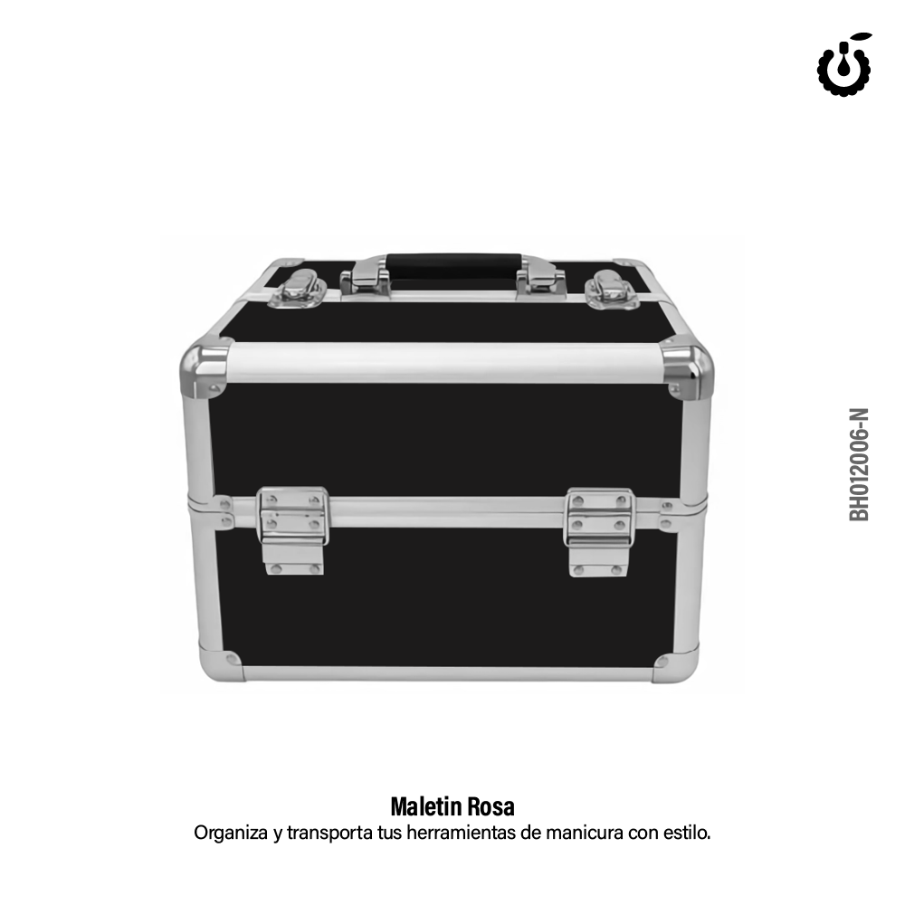 [BH012006-NEGRO] Maletín para manicura 33x25x25 Cherimoya ___ PACK X6