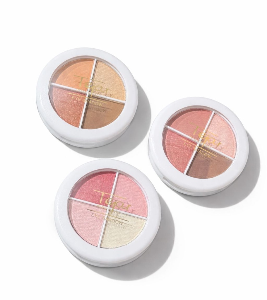 sombras para ojos x4 colores empaque blanco Tejar