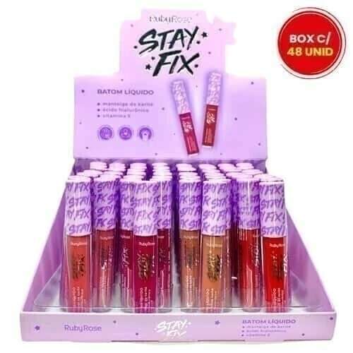 [PT-HB-569] star fix batom liquido ruby rose ___ PACK X8